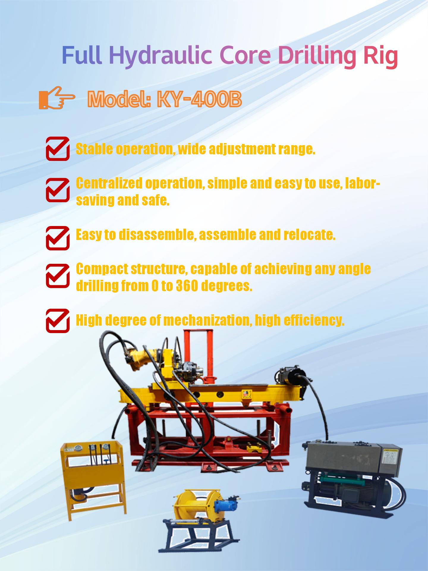 جهاز الحفر الهيدروليكي الكامل KY-400