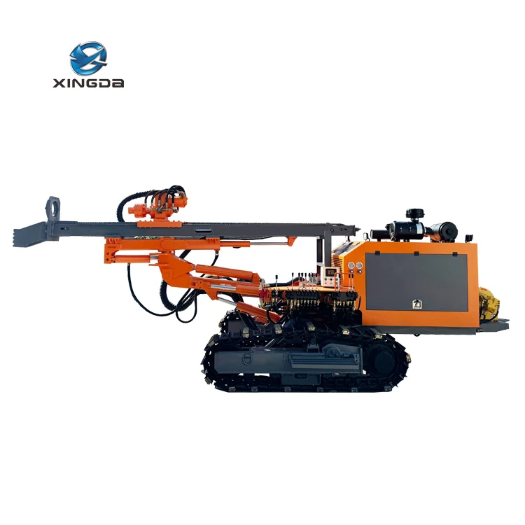 جهاز الحفر DTH المثبت على الجنزير من النوع الكهروضوئي XD-450